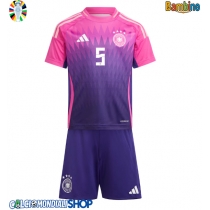 Maglie da calcio Germania Pascal Gross #5 Seconda Maglia Bambino Europei 2024 Manica Corta (+ Pantaloni corti)